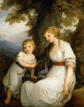 0055_考夫曼_Angelica Kauffmann 1741-1807 —— Baroness Juliana von Krudener 1764-1824 and Her Son_3014x3822PX_TIF_72DPI_33_0