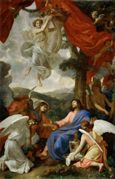 0054_勒布伦_Charles Le Brun —— Christ in the Desert Served by Angels_2693x4200PX_TIF_72DPI_33_0