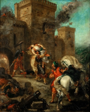 0018_德拉克罗瓦_Delacroix  Eugene —— Rebecca enleve par le Templier pendant le sac du chateau_2921x3626PX_TIF_72DPI_31_0