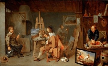 0054_利查特三世_David Ryckaert III 1612-1662 —— Painters in the Studio_4200x2587PX_TIF_72DPI_31_0