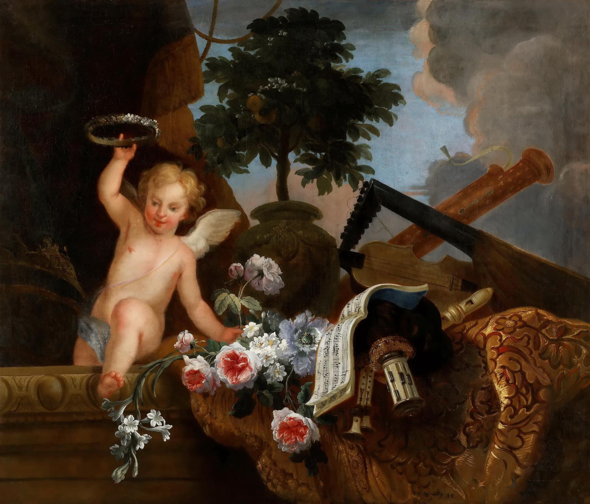 0011_达摩伊塞特_Florentin Damoiselet —— Cupid and flowersB_4026x3441PX_TIF_72DPI_40_0