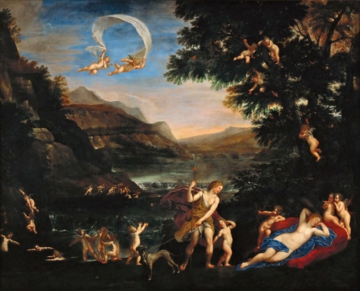0010_阿尔巴尼_Francesco Albani 1578-1660 —— Venus and Adonis Led by Cupids_4200x3394PX_TIF_72DPI_41_0
