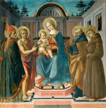 0063_皮舍利诺_Francesco Pesellino c 1422-1457 —— Madonna and Child with Saints Zenobius_4116x4204PX_TIF_72DPI_50_0