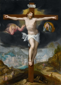 0039_吉利莫斯塔特_Gillis Mostaert —— Christ on the Cross between two angels_3112x4312PX_TIF_72DPI_39_0