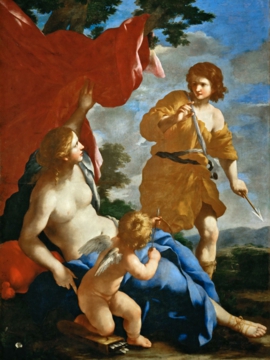 0055_罗曼利_Giovanni Francesco Romanelli 1610-1662 —— Venus and Adonis Leaving for the Hunt_2550x3400PX_TIF_72DPI_25_0
