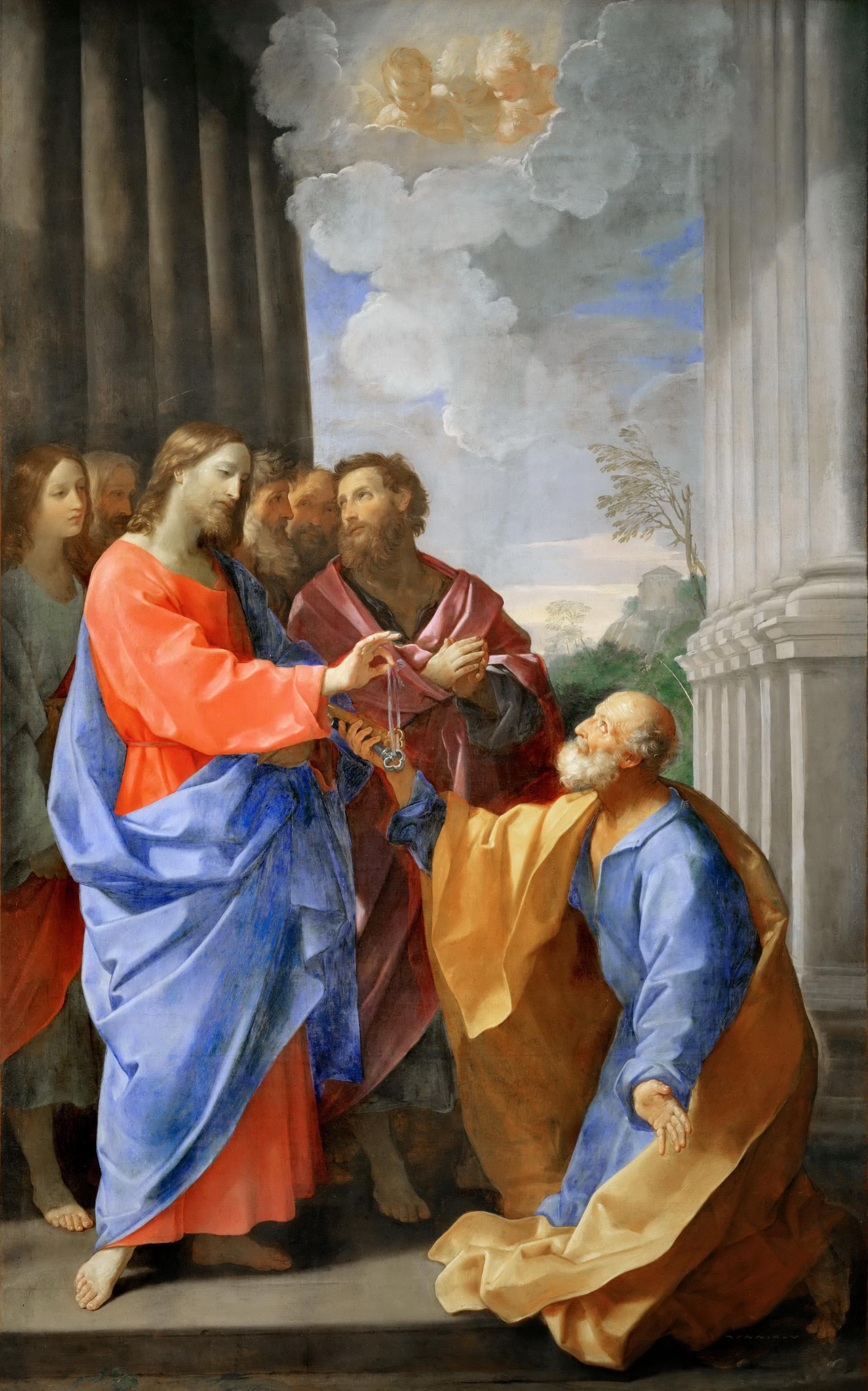 0060_雷尼_Guido Reni 1575-1642 —— Christ Entrusting the Keys to Saint Peter_2568x4116PX_TIF_72DPI_30_0