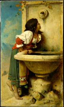0212_莱昂博纳_（法国1833年至1922年）女孩在罗马喷泉-外国油画合集01-_4000x6677PX_TIF_600DPI_78_0