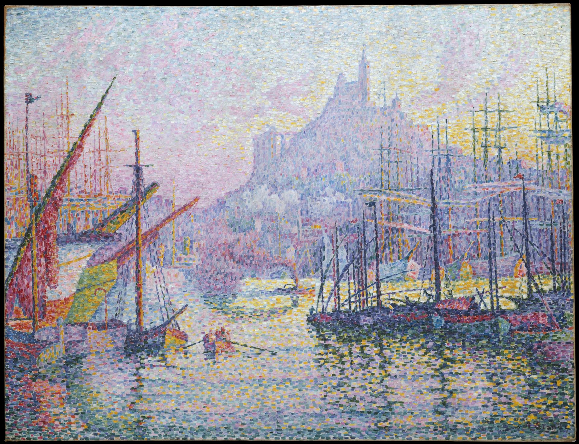 0015_西涅克_西涅克绘画作品集-Notre-Dame-de-la-Garde La Bonne-Mere Marseilles-Paul ...