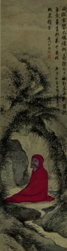 0059_宋旭_明宋旭达摩面壁图佛像纸本设色121.3X32.2厘米_3920x14701PX_TIF_300DPI_225_0