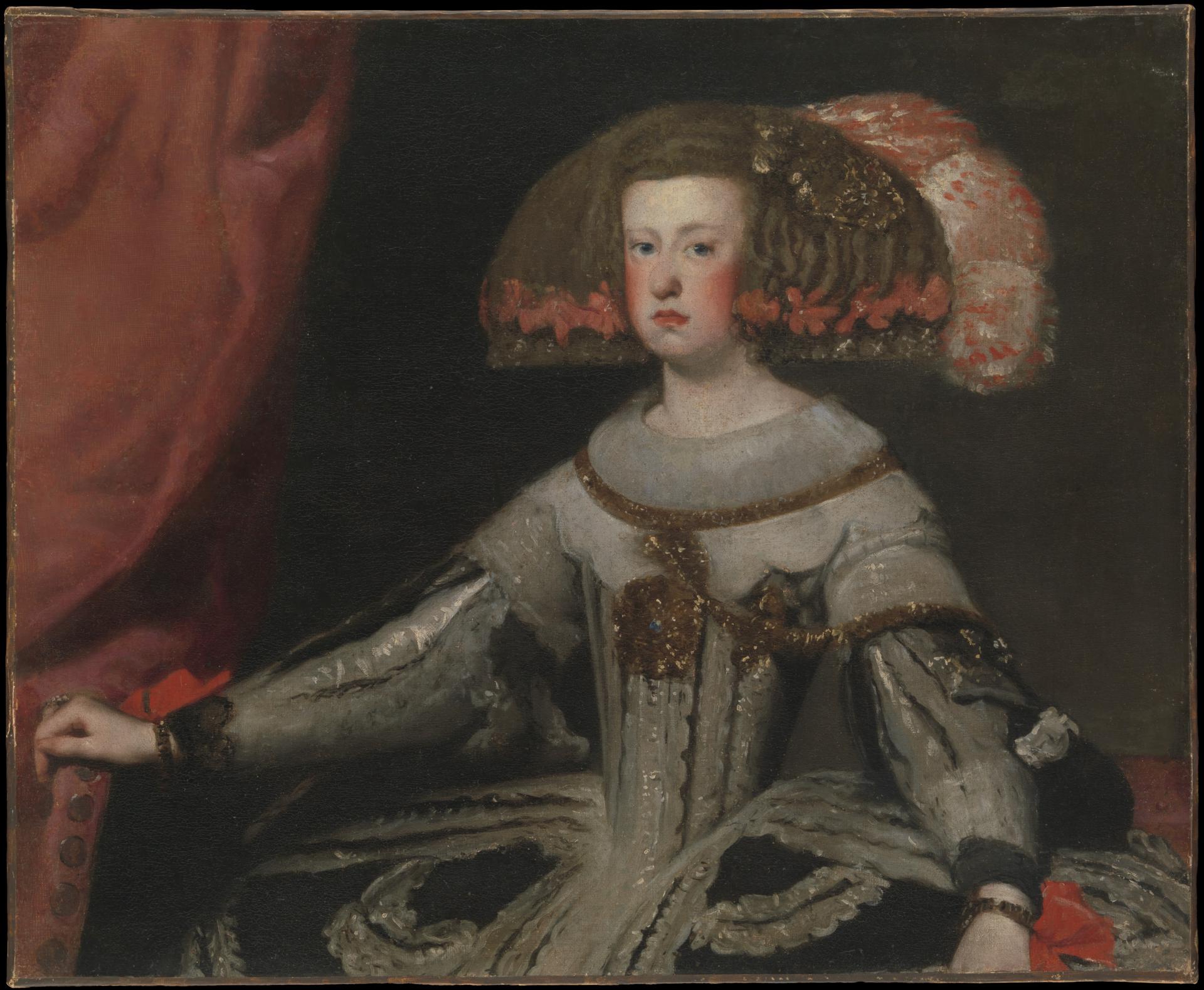 0040_委拉斯开兹_委拉斯开兹绘画作品集-Mariana of Austria 1634–1696  Queen of Spain_3905x3210PX_TIF_150DPI_36_0